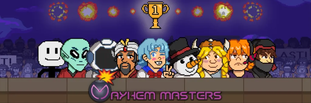 Mayhem Masters banner